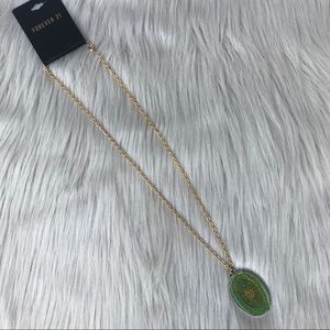 Forever 21 Gold Pendant Necklace